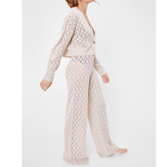 LASTSET M Diamond knit set cardigan and pants - Picture 4 of 7